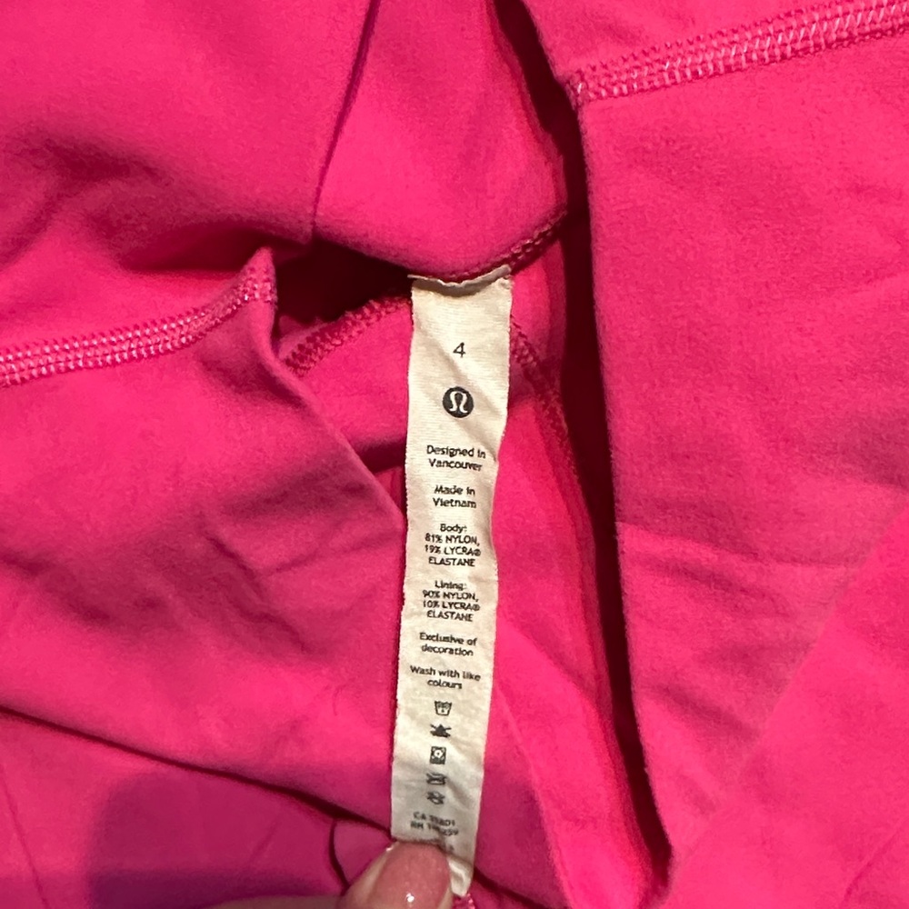 lululemon athletica Hot Pink Leggings - Picture 2 of 2